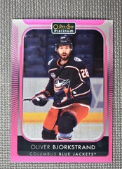 2021-22 O-Pee-Chee Platinum Matte Pink #157 Oliver Bjorkstrand